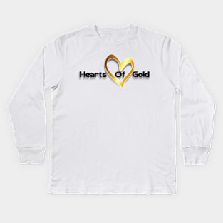 Hearts of Gold Kids Long Sleeve T-Shirt